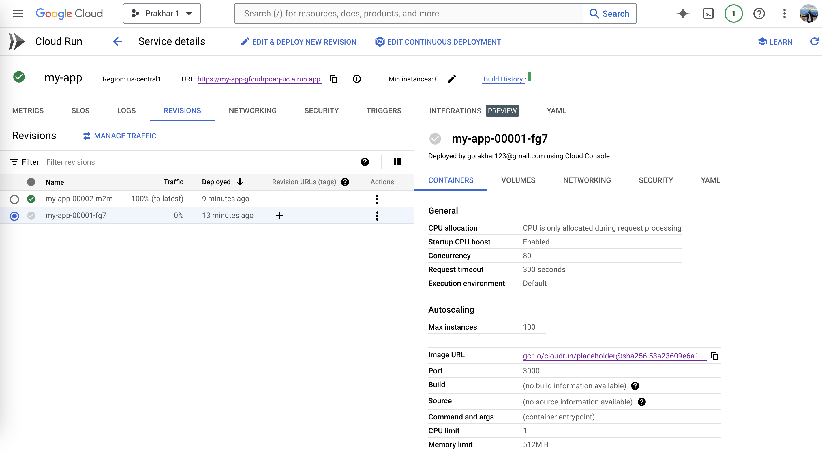 GCP deployment complete